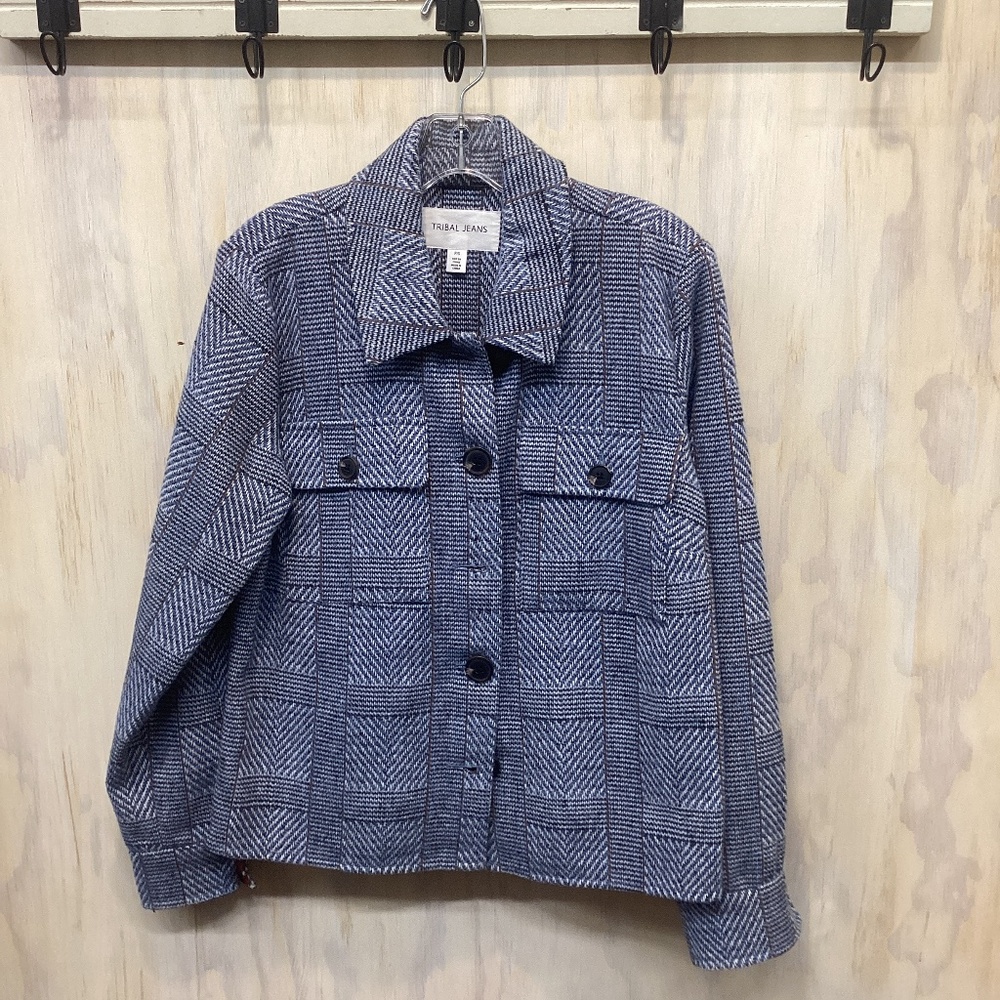 Tribal Jeans plaid Shacket